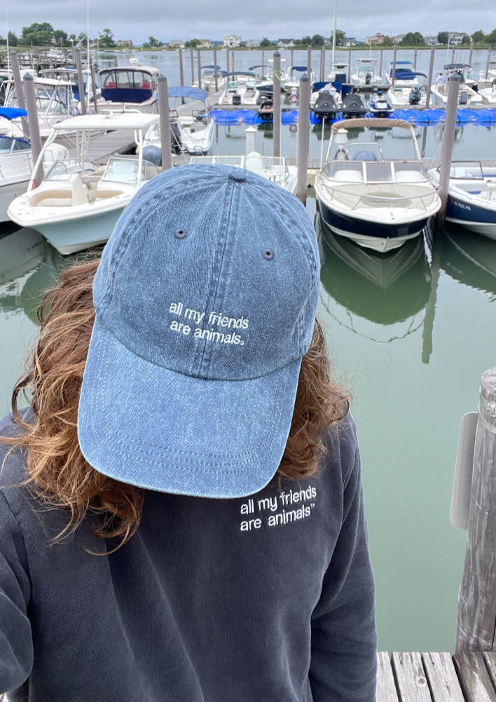 Dad Cap Black - all my friends are animals®