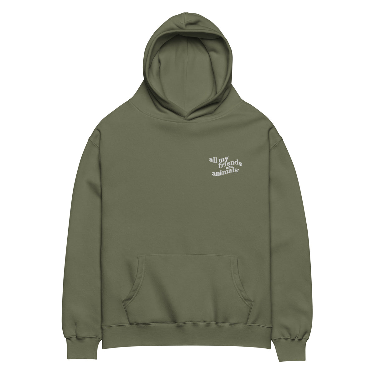 AMFAA® Wave Oversized Hoodie Colors – all my friends are animals®