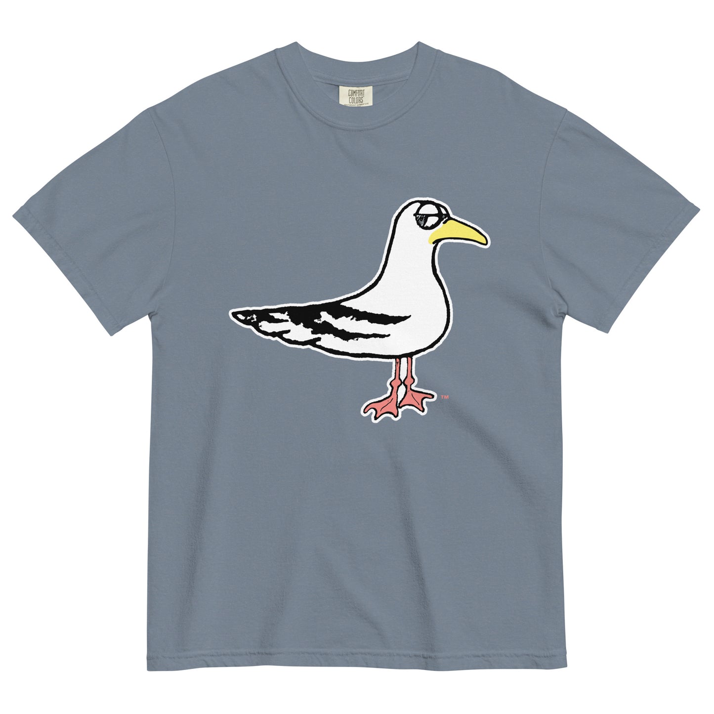 Side-Eye Seagull Garment-dyed T-shirts