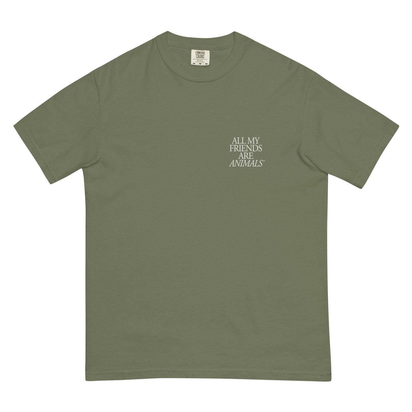 AMFAA® New Yorker Color, garment-dyed heavyweight t-shirt