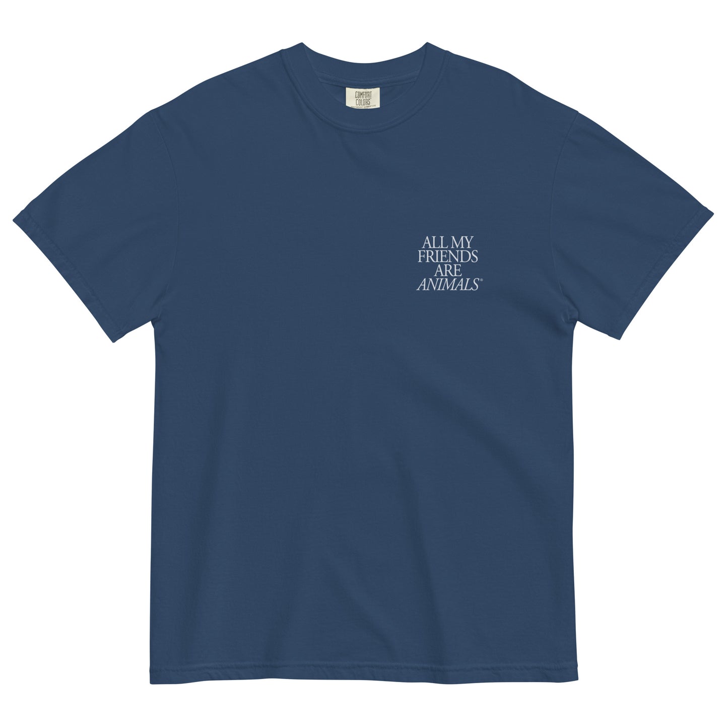 AMFAA® New Yorker Color, garment-dyed heavyweight t-shirt