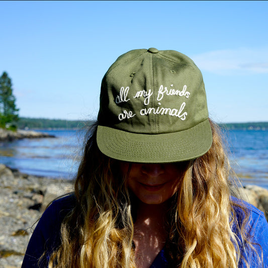 all my friends are animals® script cap