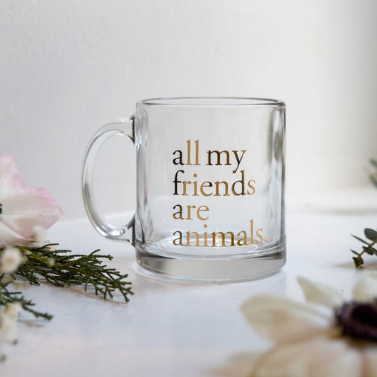 Gold & Glass Friendship Mug